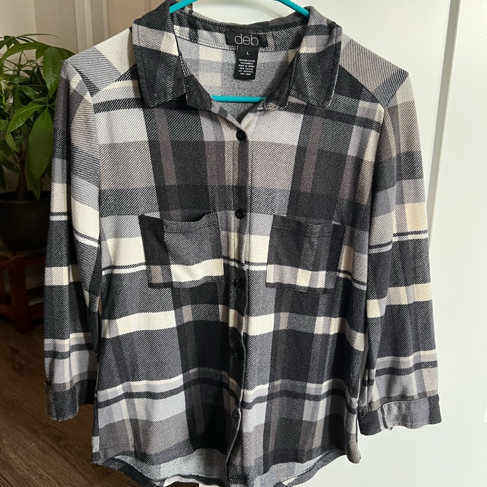 Black and white flannel